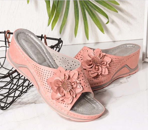 OPTRHOPEDIC LEATHER SOFT FOOTBED ARCH-SUPPORT SANDALS