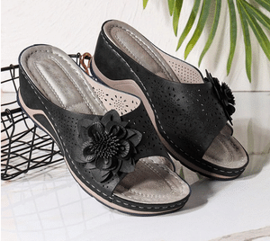 OPTRHOPEDIC LEATHER SOFT FOOTBED ARCH-SUPPORT SANDALS
