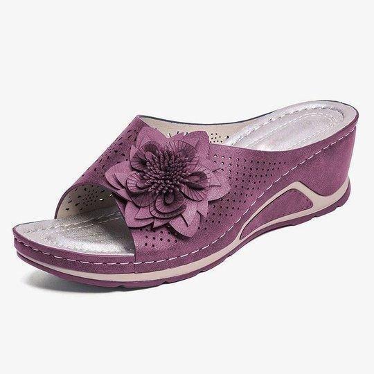 OPTRHOPEDIC LEATHER SOFT FOOTBED ARCH-SUPPORT SANDALS