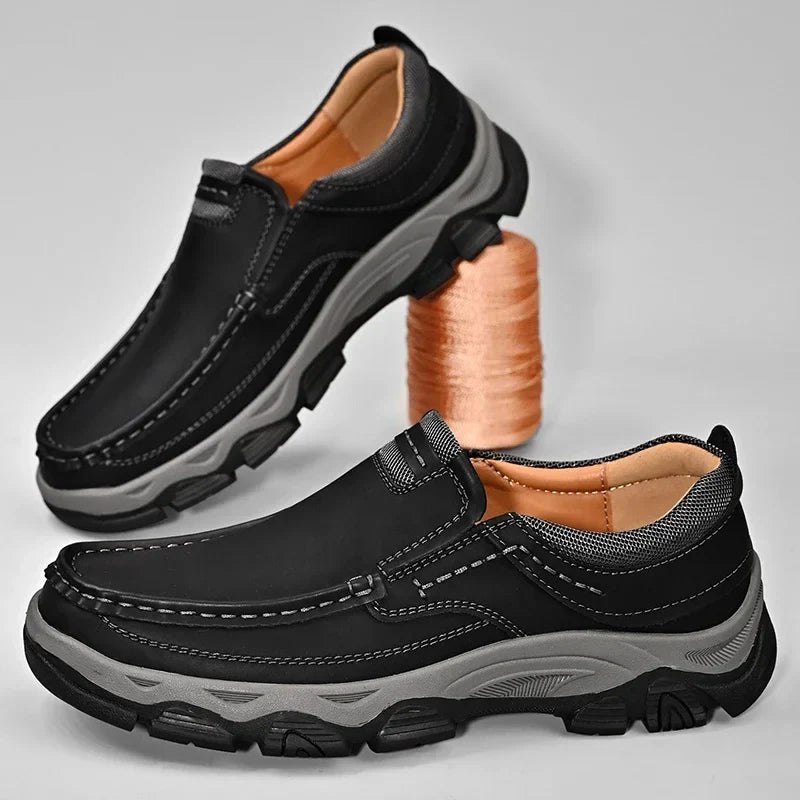 Men's Leather Orthopedic Walking Outdoor Shoes