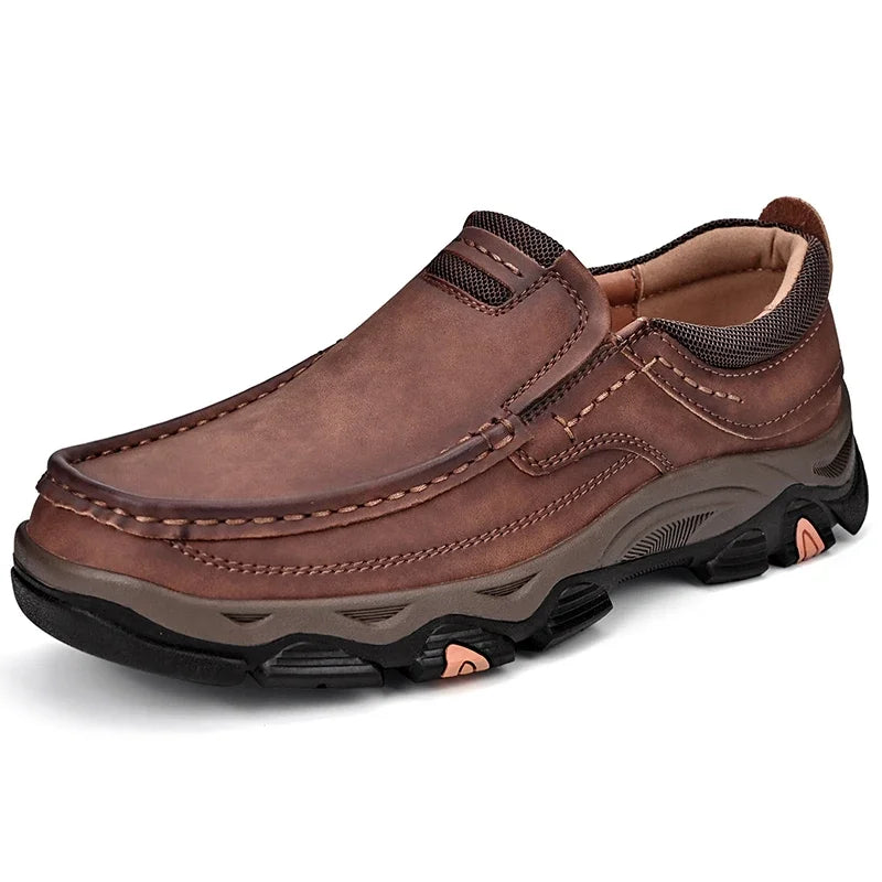 Men's Leather Orthopedic Walking Outdoor Shoes