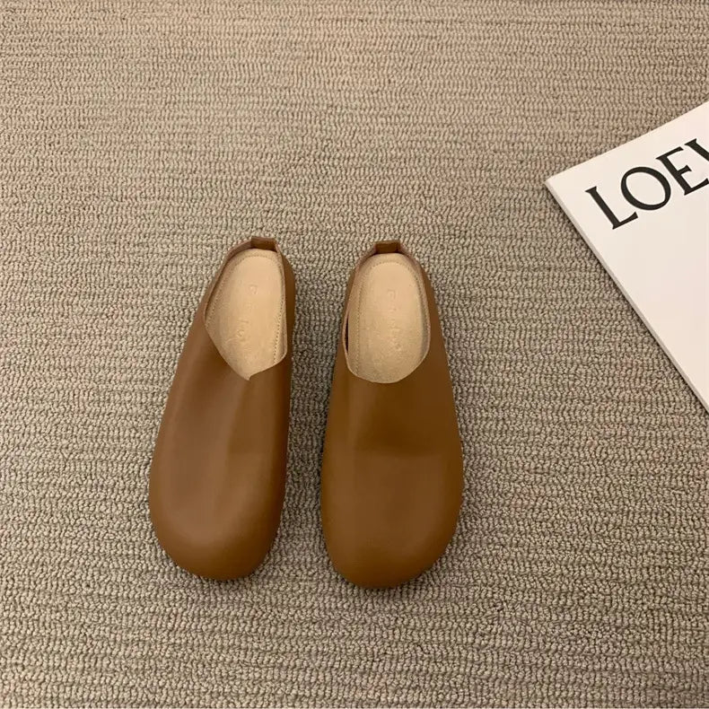 Orthopedic Women's Italian Leather Slippers / Orthopedic Shoes