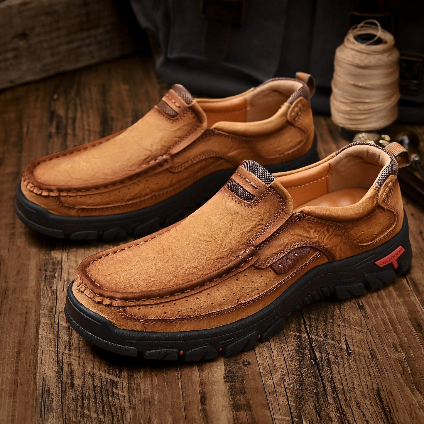 Orthopedic Leather Spring Boots