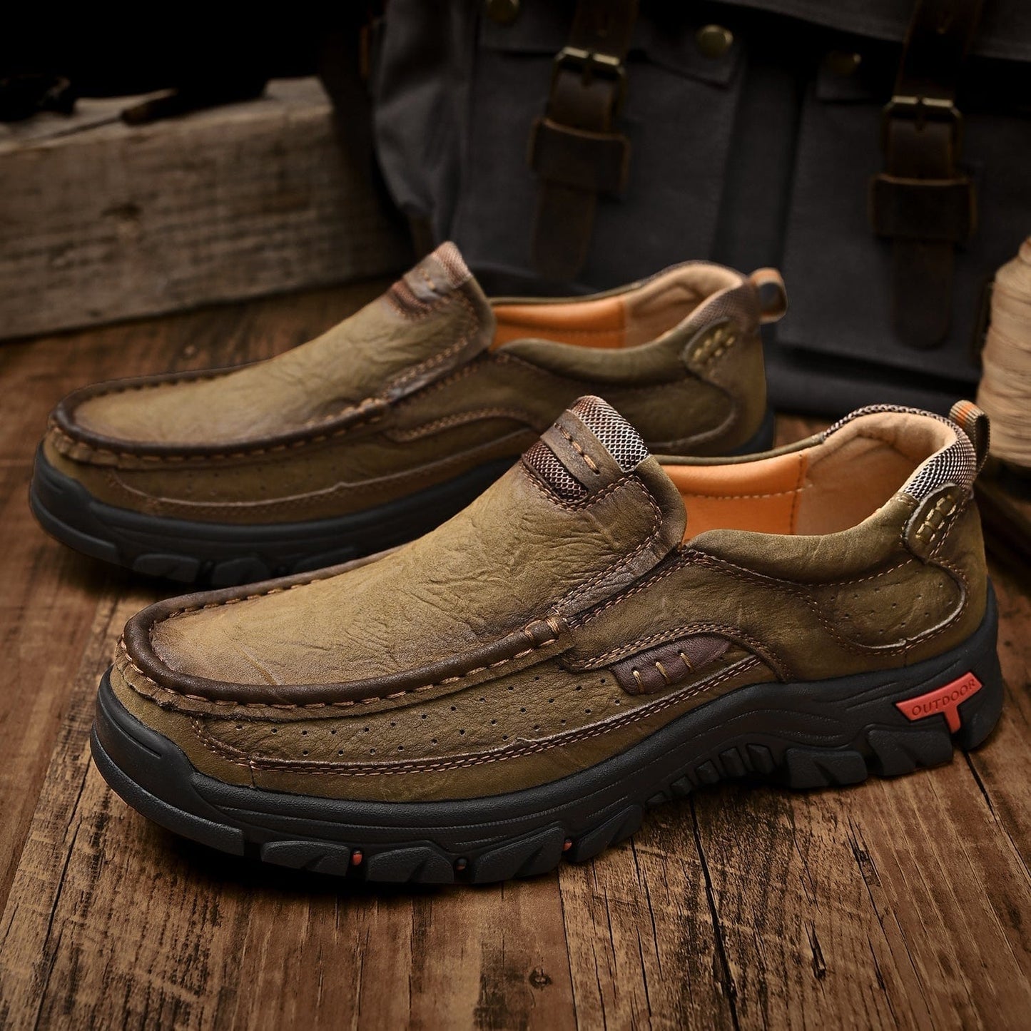 Orthopedic Leather Spring Boots