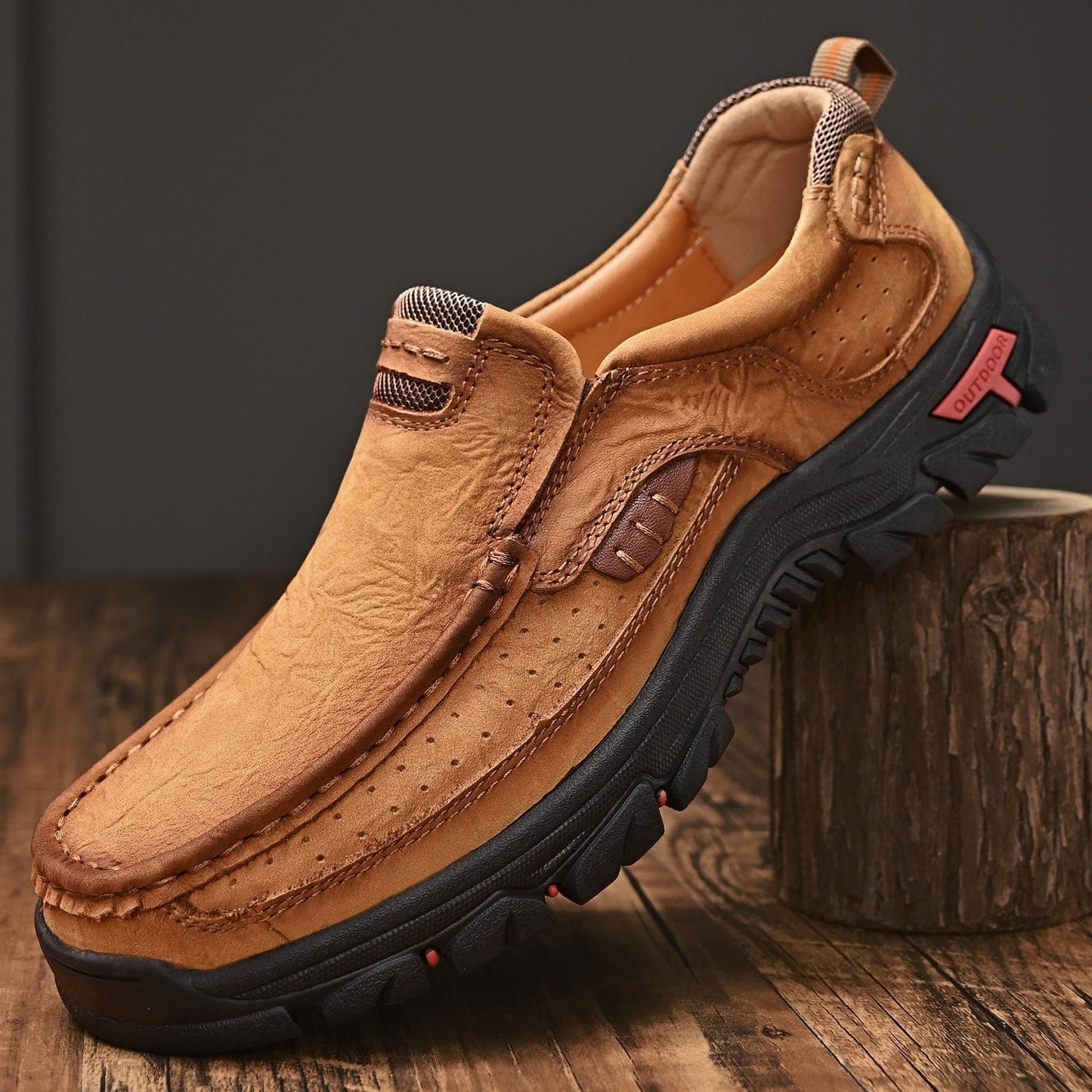 Orthopedic Leather Spring Boots