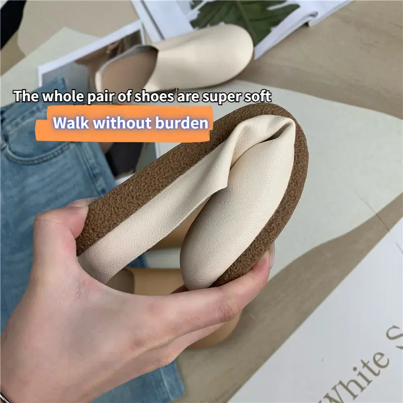 Orthopedic Women's Italian Leather Slippers / Orthopedic Shoes