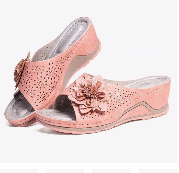 OPTRHOPEDIC LEATHER SOFT FOOTBED ARCH-SUPPORT SANDALS