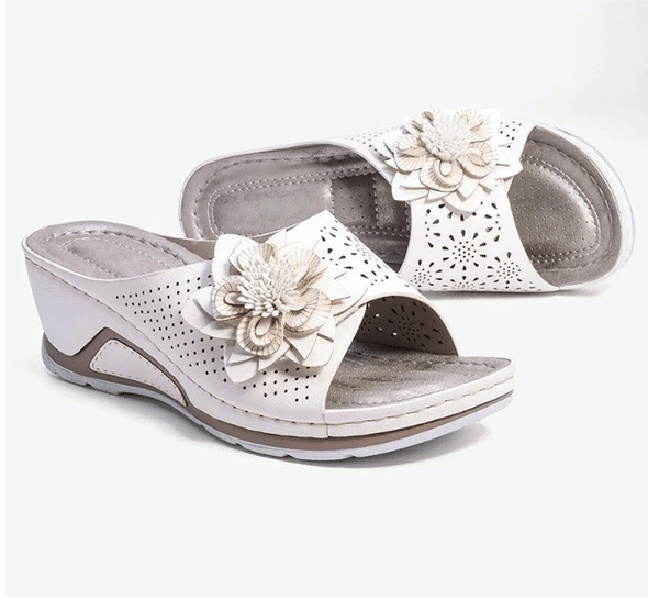 OPTRHOPEDIC LEATHER SOFT FOOTBED ARCH-SUPPORT SANDALS