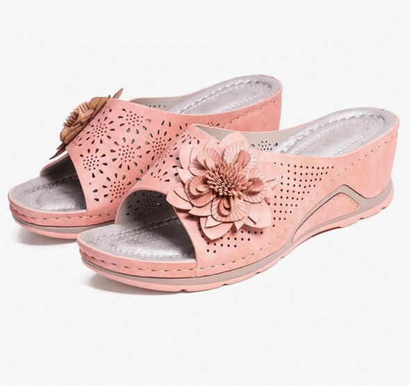 OPTRHOPEDIC LEATHER SOFT FOOTBED ARCH-SUPPORT SANDALS