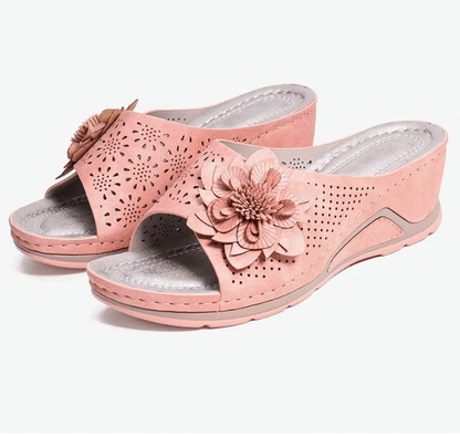OPTRHOPEDIC LEATHER SOFT FOOTBED ARCH-SUPPORT SANDALS
