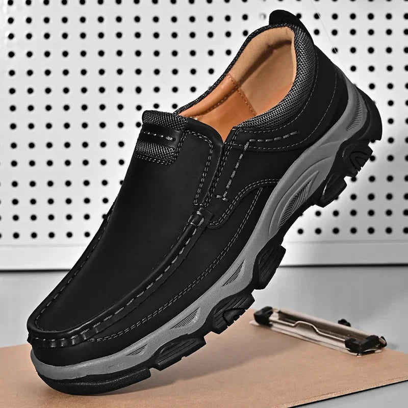 Men's Leather Orthopedic Walking Outdoor Shoes