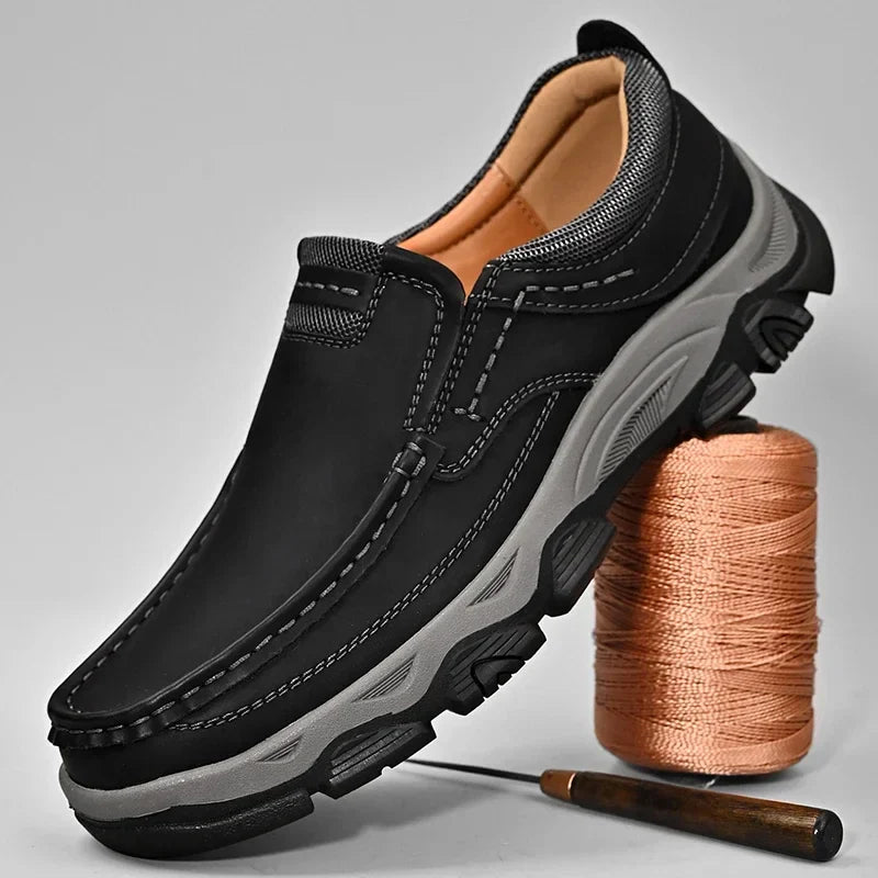 Men's Leather Orthopedic Walking Outdoor Shoes