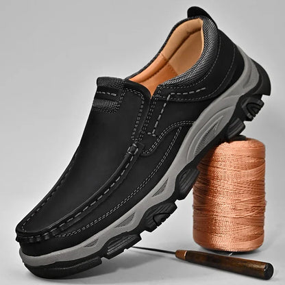 Men's Leather Orthopedic Walking Outdoor Shoes