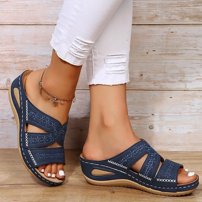 Orthopedic Arch Support Wide Toe Box Open Toe Sandals