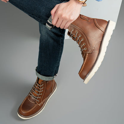 Orthopedic Boots Casual Boots For Men Waterproof Chukka Boots Mens