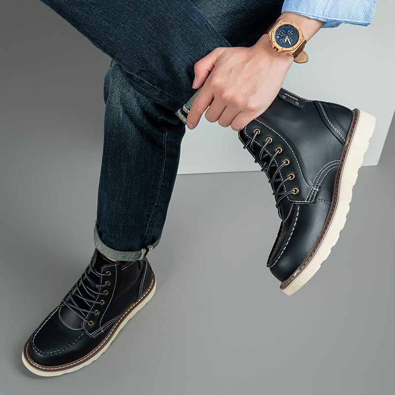 Orthopedic Boots Casual Boots For Men Waterproof Chukka Boots Mens