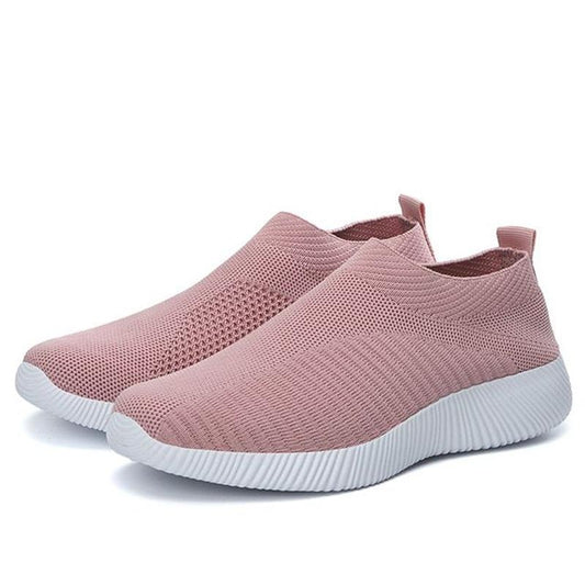 Orthopedic Women's Crystal Breathable Orthopedic Slip On Walking Shoes