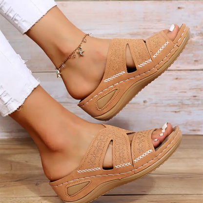 Orthopedic Arch Support Wide Toe Box Open Toe Sandals