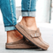 Leather Slip-On Soft Footbed Orthopedic Arch-Support Sandals