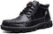 Orthopedic Mens British Boots Ankle Length Leather Motorcycle Boots Zipper or Lace-Up