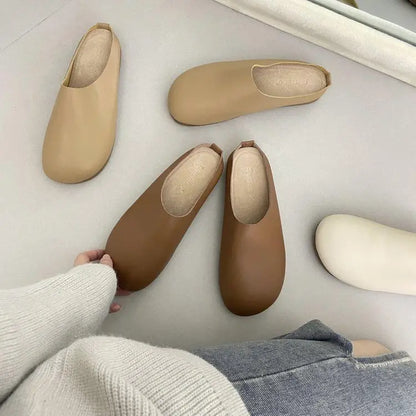 Orthopedic Women's Italian Leather Slippers / Orthopedic Shoes