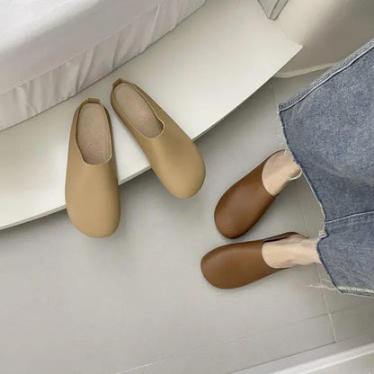 Orthopedic Women's Italian Leather Slippers / Orthopedic Shoes