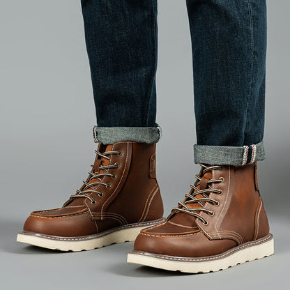 Orthopedic Boots Casual Boots For Men Waterproof Chukka Boots Mens