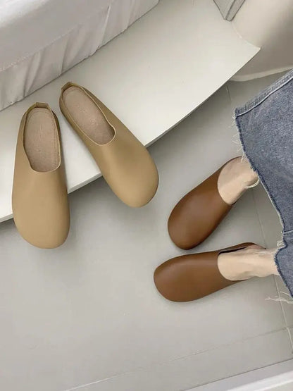 Orthopedic Women's Italian Leather Slippers / Orthopedic Shoes
