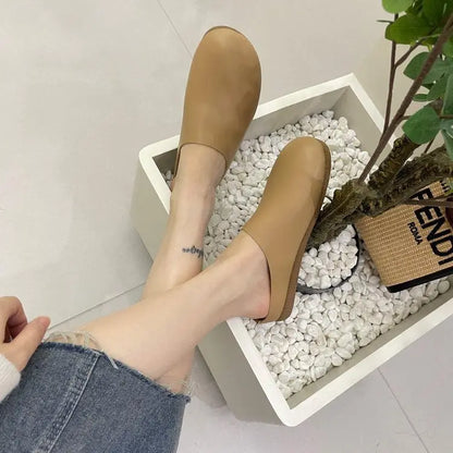Orthopedic Women's Italian Leather Slippers / Orthopedic Shoes