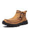 Orthopedic  Men's Soft And Breathable Zipper Outdoor Tooling Boots