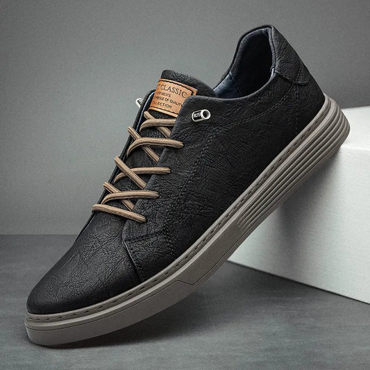 Orthopedic Genuine Leather Oxford Sneaker