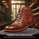 Mark | Orthopedic retro leather boots for men