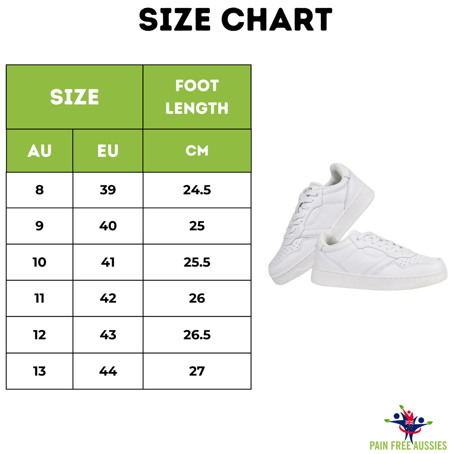 Women Classical Orthopedic Sneakers sizes