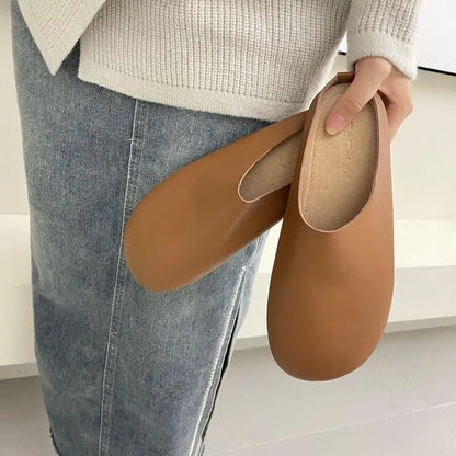 Orthopedic Women's Italian Leather Slippers / Orthopedic Shoes