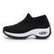 Breathable Orthopedic No-Tie Stretch Shoes - Black White