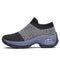 Breathable Orthopedic No-Tie Stretch Shoes - Grey
