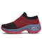 Breathable Orthopedic No-Tie Stretch Shoes - Red