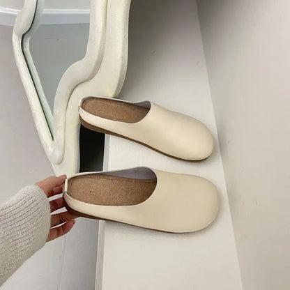 Orthopedic Women's Italian Leather Slippers / Orthopedic Shoes