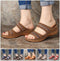 Orthopedic Faux Leather Embroidery Women Sandals
