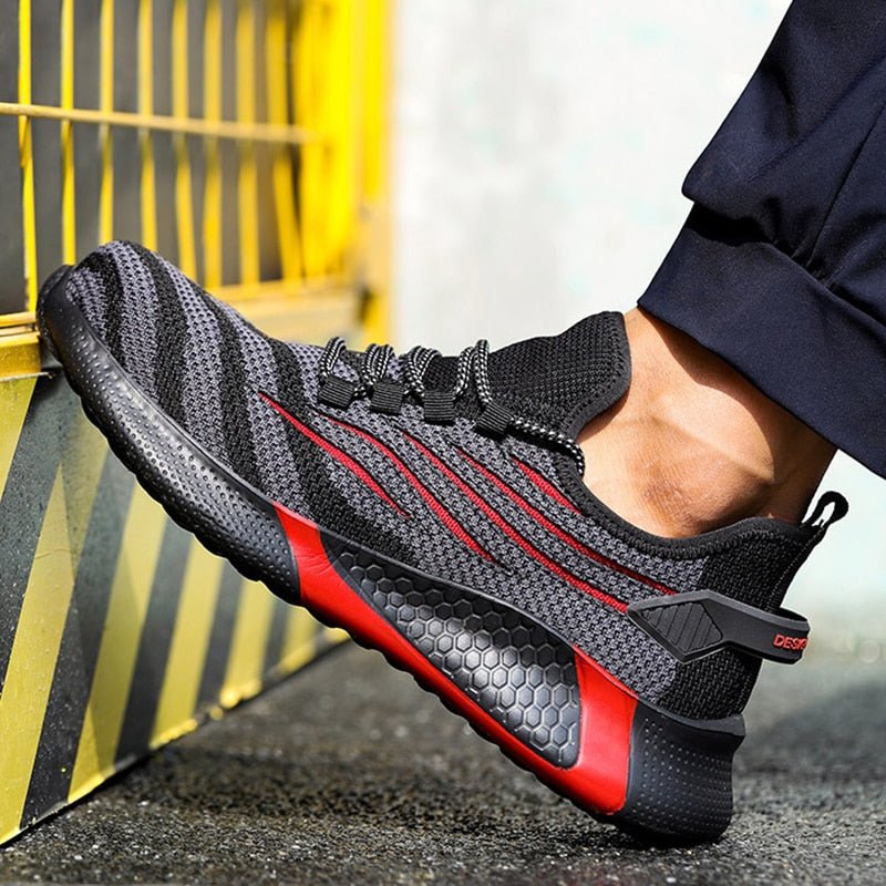 Orthopedic Pain-Relief Unbreakable Safety Shoes - Red