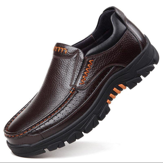 Men's Non-Slip Soft Orthopedic Oxfords - Waterproof Cow Leather