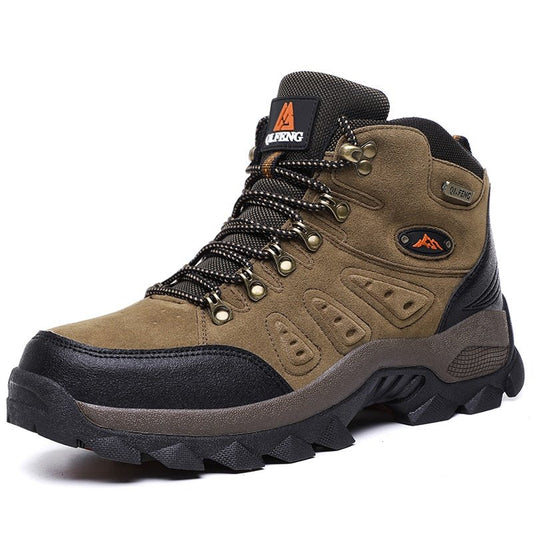Orthopedic Mountains Men's Hiking Boots - Brown