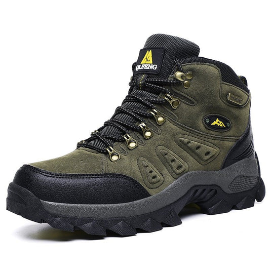 Orthopedic Mountains Men's Hiking Boots - Green