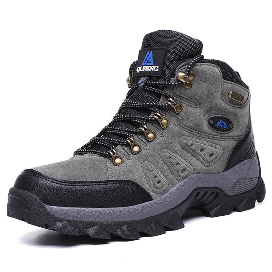 Orthopedic Mountains Men's Hiking Boots - Grey