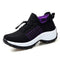 Orthopedic Stretch Cushion Shoes - Black Purple