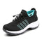 Orthopedic Stretch Cushion Shoes - Black Sky Blue