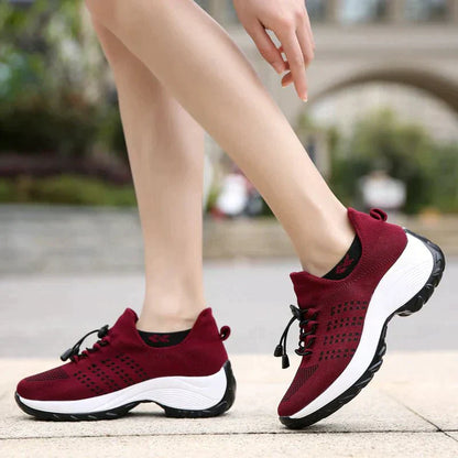 Orthopedic Stretch Cushion Shoes - Red