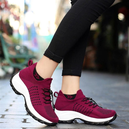 Orthopedic Stretch Cushion Shoes - Red
