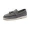Suede Low-Cut Orthopedic Loafer - Gray